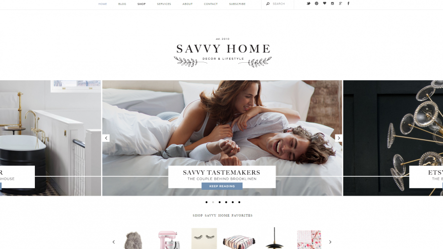 Savvy Home – Your Online Décor Destination- Interior Design Blogs