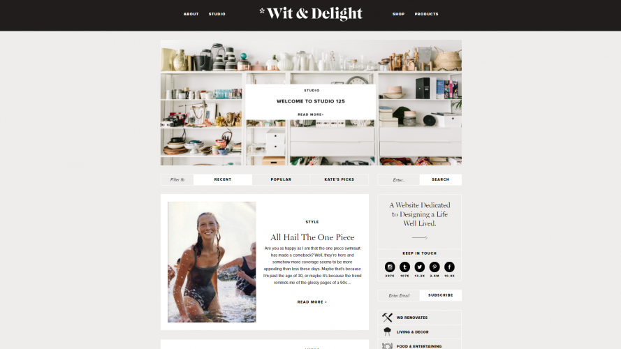 Wit + Delight – A Channel with Multi-marketing Ideas- Interior Design Blogs