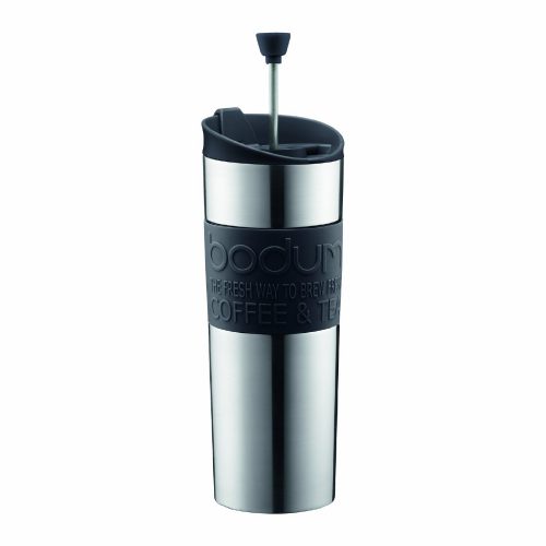 The Bodum Insulated Stainless Steel Travel Coffee and Tea Mug- French press coffee makers
