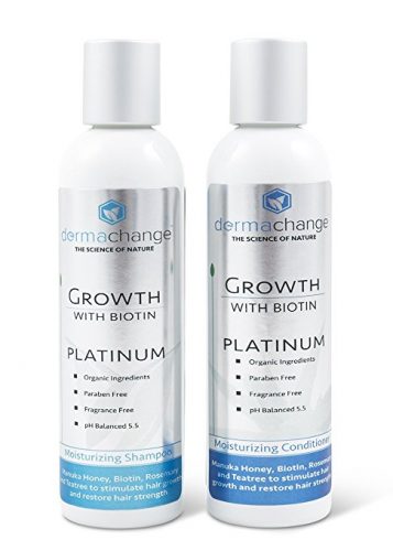 The DermaChange Organic Biotin Shampoo- hair growth shampoo