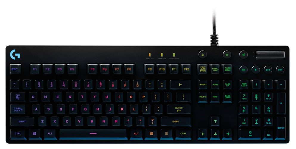The Logitech G810-gaming keyboard