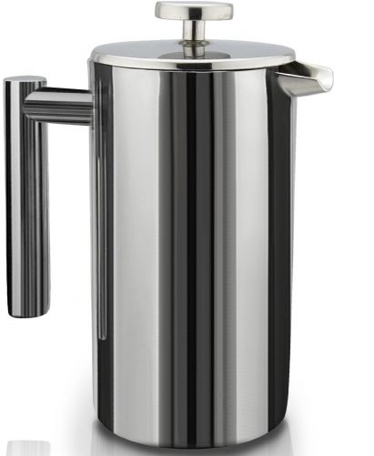 The SterlingPro Double Wall Stainless Steel French Coffee Press- French press coffee makers