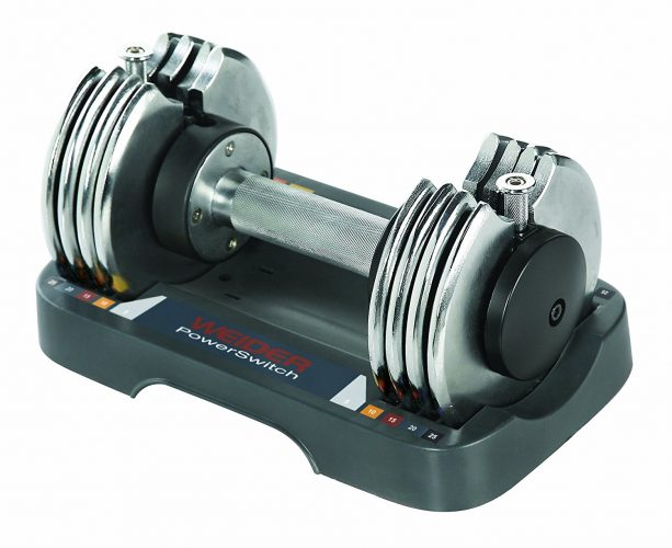 The Weider Speed Weight Adjustable Dumbbell