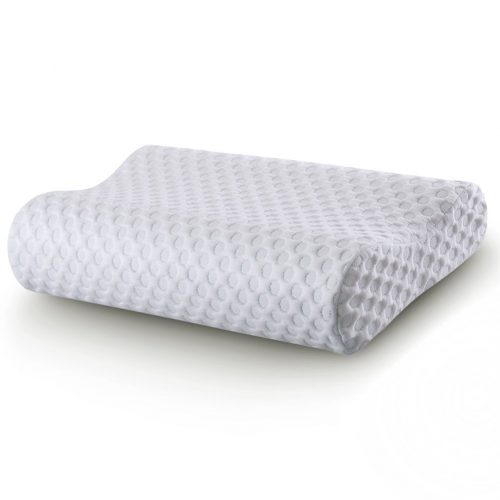Cr Sleep Memory Foam Contour Pillow for Neck Pain, Gel-infused Technology, Standard - 