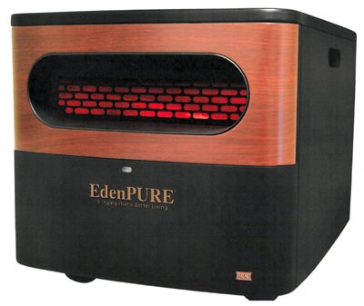 Eden PURE A5095 Gen2 Pure Infrared Heater, Black - Infrared Heater
