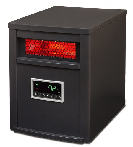 Life smart Large Room 6 Element Infrared Heater w/Remote - Infrared Heater