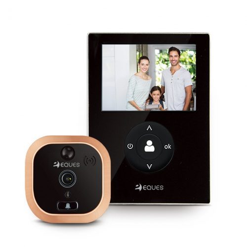 VEIU Mini by Eques - Smart Video Doorbell &amp - Rechargeable and Easy Installation- Wireless Doorbells
