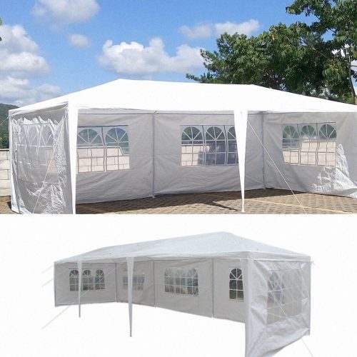 10'x30' Party Wedding Outdoor Patio Tent Canopy Gazebo Pavilion Event Canopies (5 Side Walls) - Party Tents