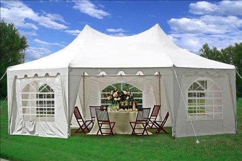 29’x21′ Decagonal Wedding Party Tent Canopy Gazebo Heavy Duty - Party Tents