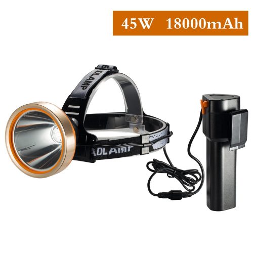 Brightest And Best LED Headlamp 6000 Lumen Flashlights Improved LED, Rechargeable 18650 Headlights Flash Lights Waterproof Hard Hat Lights Bright Head Lights. Running Or Camping Headlamps
