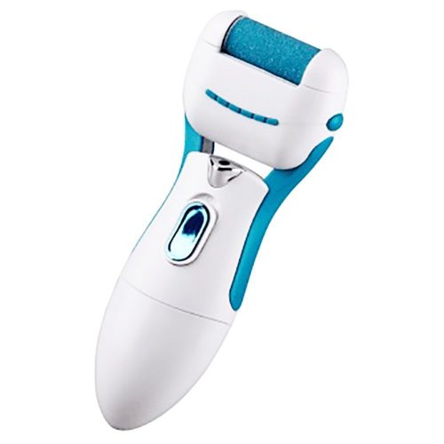 Electric Callus Remover and Shaver - Best Electronic Foot File - Removes Dry, Dead, Hard, Cracked Skin - Professional Pedicure for Spa Like Results - Includes 2 Rollers & 2 AA Batteries (Blue)  - Foot Callus Removers