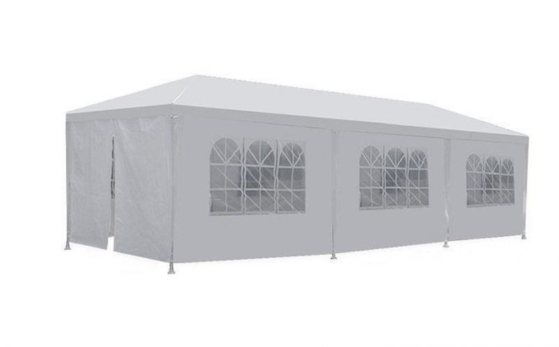  New 10'x30' White Outdoor Gazebo Canopy Party Wedding Tent Removable Walls - Party Tents