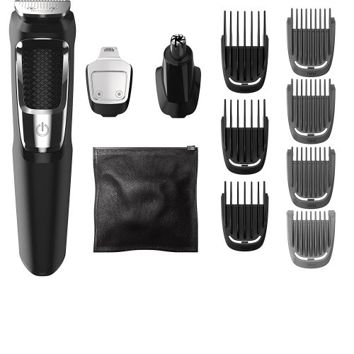 Philips Norelco Multigroom All-In-One Series 3000, 13 attachment trimmer, MG3750 - Men Body Hair Trimmer