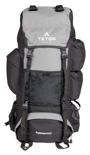 TETON Sports Explorer 4000 Internal Frame Backpack; Great Backpacking Gear; Backpack for Men and Women; Hiking Backpacks for Camping and Hunting; with a New Limited Edition Color; Free Rain Cover Included - External frame pack