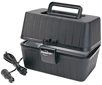 Koolatron LBS-01 Black 12 Volt Lunch Box Stove - electric heated lunch boxes
