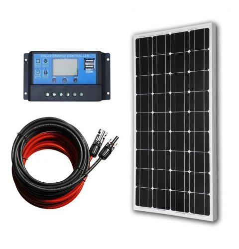 ECO-WORTHY 100 Watts 12 Volts Monocrystalline Solar Panel - Monocrystalline Solar Panels
