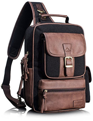 Leaper Cross Body Messenger Bag Shoulder Backpack Travel Rucksack Sling Bag - Single Strap Backpack 
