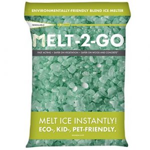 Snow Joe AZ-25-EB Melt-2-Go Nature + Pet-Friendly CMA Blended Ice Melter, 25-lb Bag - Ice Melters