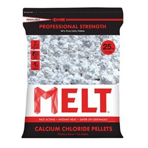 Snow Joe MELT25CCP 25-LB Professional Strength Calcium Chloride Pellets Ice Melter Resealable Bag - Ice Melters