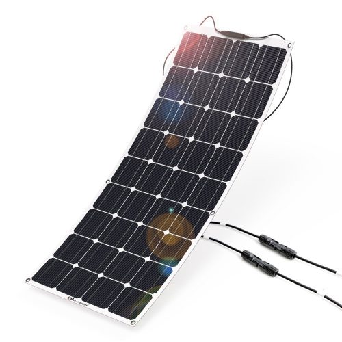 Solar Panel 12V 100W ALLPOWERS Solar Panel Charger Monocrystalline Lightweight Flexible - Monocrystalline Solar Panels