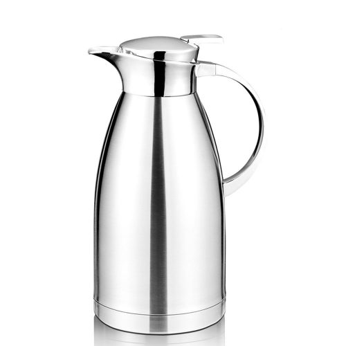 64 Oz Coffee Thermal Carafe with Lid - 18/10 Stainless Steel Coffee Thermos Carafe by Hiware - Double-Walled Vacuum Carafe Insulated - Thermal Carafes
