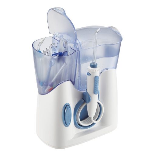  H2ofloss Water Dental Flosser Quiet Design (50db) With 12 Multifunctional Tips Countertop Dental Oral Irrigator for Family (hf-8whisper) - Oral Irrigators 