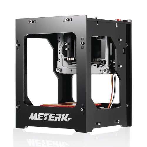 Meterk Laser Engraver Printer 1500mW Portable Household Art Craft DIY Mini Engraving Printing USB Wireless Bluetooth4.0 for IOS/Android/PC with Alloy Shell Frame - laser engraving machine