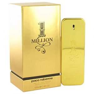 Million Absolutely Gold by Paco Rabanne Pure Perfume Spray 3.3 oz for Men - Men’s Lasting Perfumes