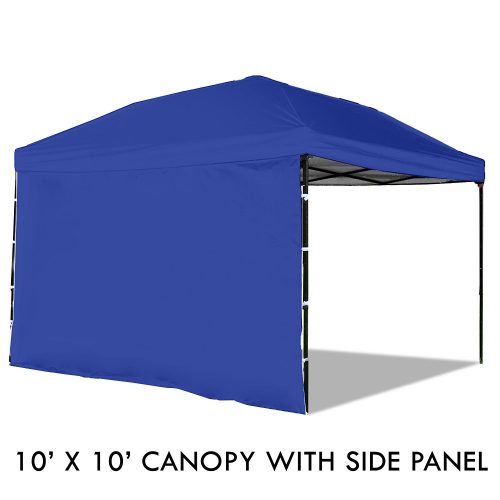 POP-UP CANOPY TENT WITH SIDEWALL (10 X 10 ft) - Tents