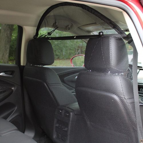 Pet Net Vehicle Safety Mesh Dog Barrier - 49"W for SUV / Car / Truck / Van - Fits Behind Front Seats - Dog Car Barriers