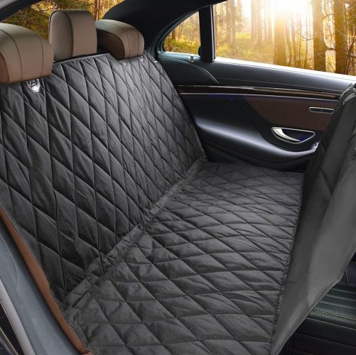 Pet Seat Cover, Lifepul (TM) Dog Seat Cover For Cars Anti Slip In Large Size - Perfect For Cars, SUVs and Trucks In Universal Size, Water Proof& Hammock Convertible, Installing Easily - Dog Car Barriers