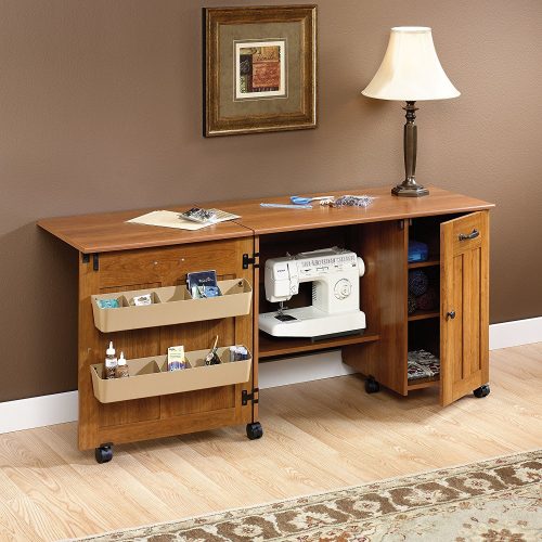 SEWING/CRAFT CENTER (FOLDING TABLE)- SEWING CABINET