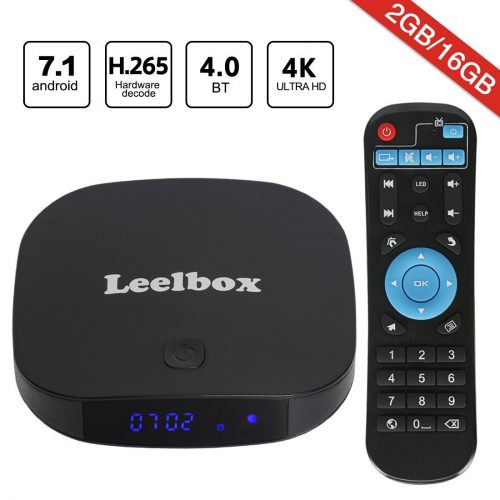2020 Newest Leelbox Q2 pro Android 6.0 TV Box 2GB+16GB Dual-WIFI 2.4GHz/5GHz with BT 4.0 Supporting 4K (60Hz) Full HD-Android TV Boxes