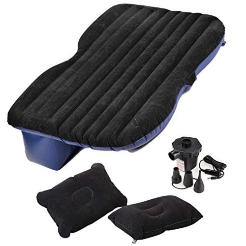 Fashion Car Travel Inflatable Mattress Air Bed U Back Seat Extended Sleep Rest with Air Pump