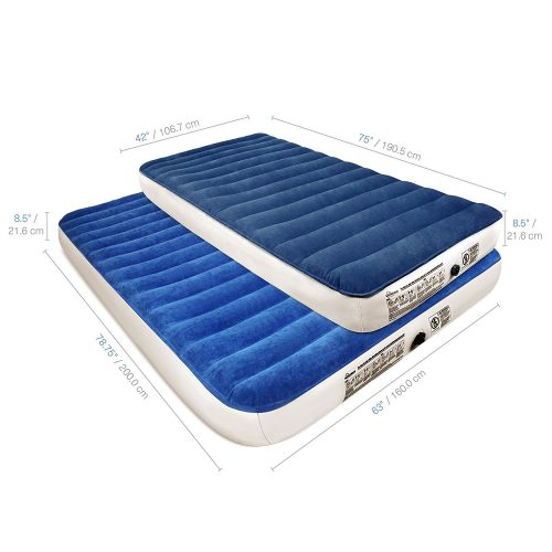 SoundAsleep Camping Series Air Mattress with Included Rechargeable Air Pump