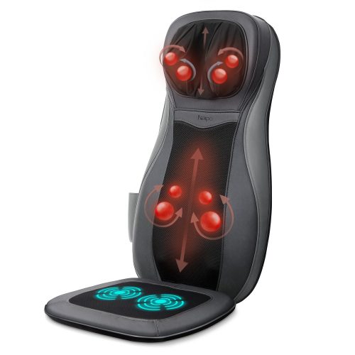 Naipo Back Massager Shiatsu Massage Seat Cushion for Full Back and Neck with Heat Function