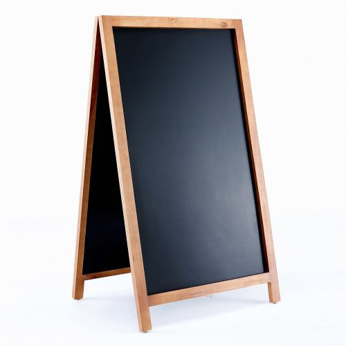 Vintage wooden magnetic A-frame chalkboard 42” by 24.”