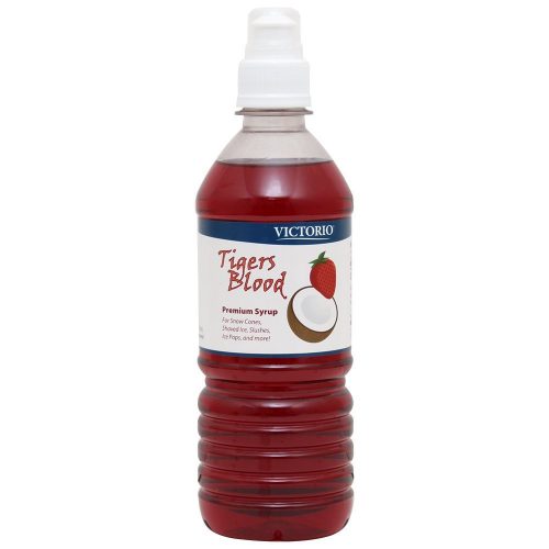 VICTORIO 16-Ounce Shaved Ice/Snow Cone Syrup, Tiger's Blood-Snow cone syrups