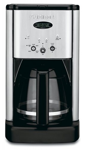 DCC-1200 Brew Central 12 Cup Programmable Coffeemaker, Black/Silver