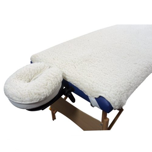 TOA Supply New Deluxe EarthGear Massage Table Sheet Fleece Cover & Face Rest Pad Set
