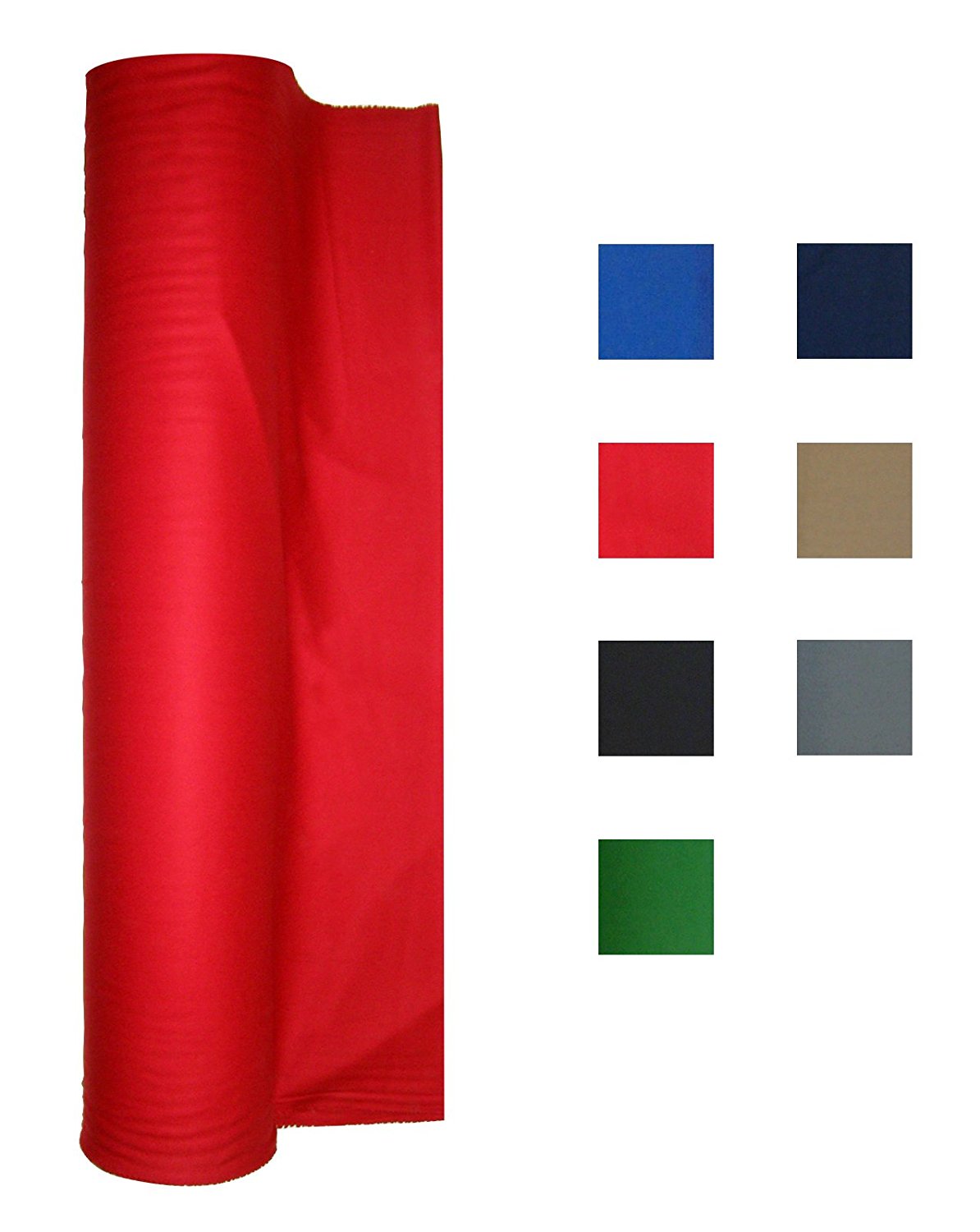 21 Ounce Pool Table - Billiard Cloth - Felt Priced Per Foot Choose From English Green, Blue, Navy Blue, Black, Red or Tan (Red)