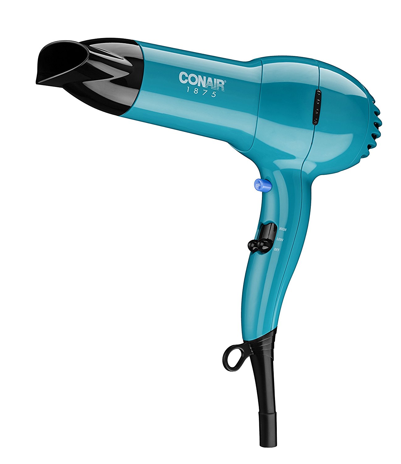Conair 1875 Watt Full Size Pro Hair Dryer with Ionic Conditioning; Teal - Amazon Exclusive - Hair Dryer for Men
