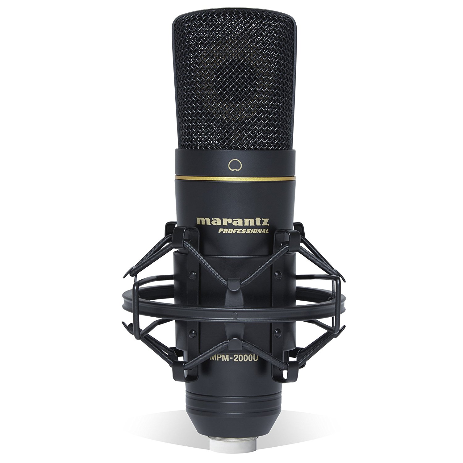 Marantz Professional MPM-2000U | Studio Condenser USB Microphone with Shock Mount, USB Cable & Carry Case (USB Out)