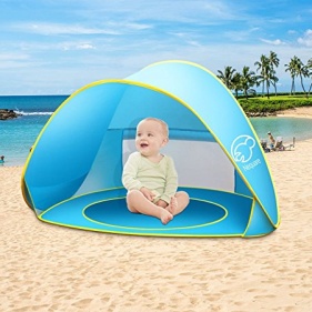 Baby Beach Tent Nequare Pop Up Tent Baby Beach Pool Sun Shelter UV Protection Beach Shade for Baby and Family