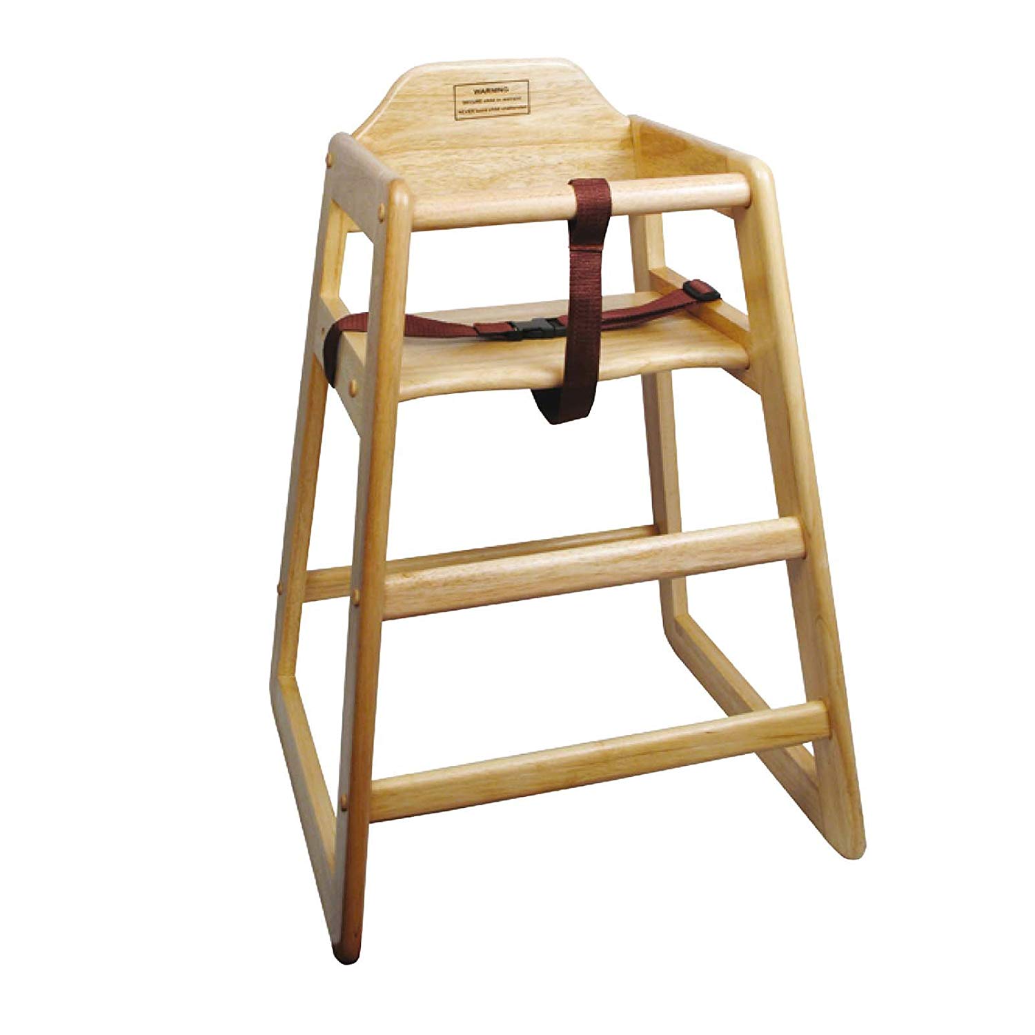Winco CHH-101 Unassembled Wooden High Chair, Natural