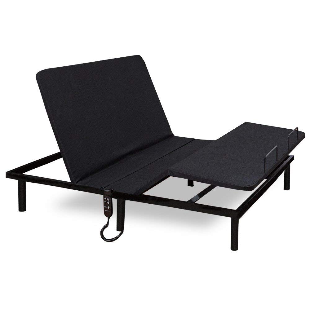 Classic Brands Adjustable Comfort Affordamatic Upholstered Adjustable Bed Base/Foundation, Full
