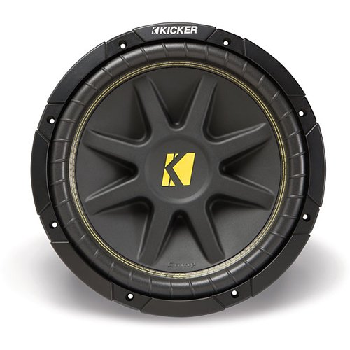 Kicker 10C104 Comp 10-Inch Subwoofer 4 Ohm (Black) - 10 inch subwoofer