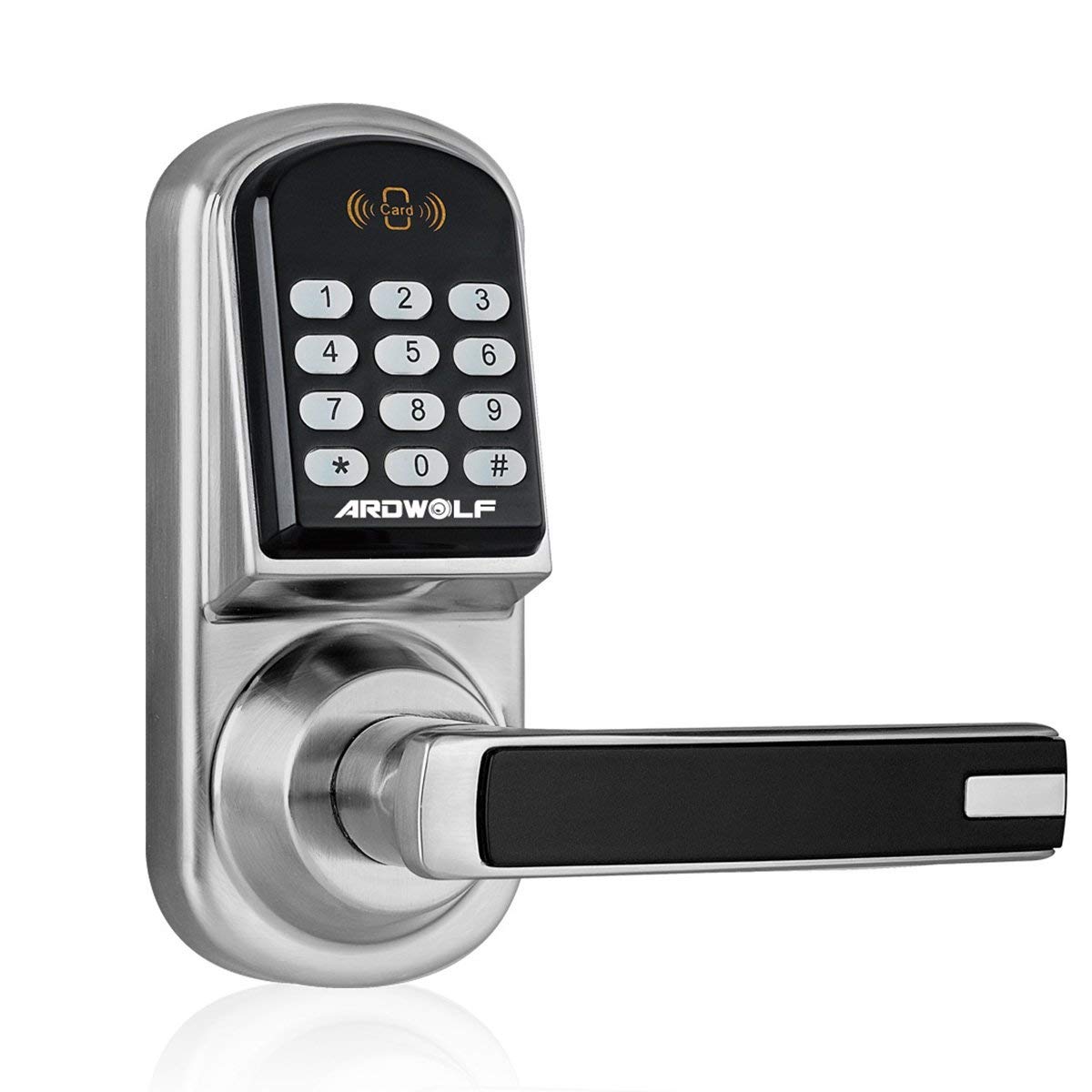Ardwolf A30 Keyless Smart Door Lock Keypad, with Reversible Lever and Automatic Locking