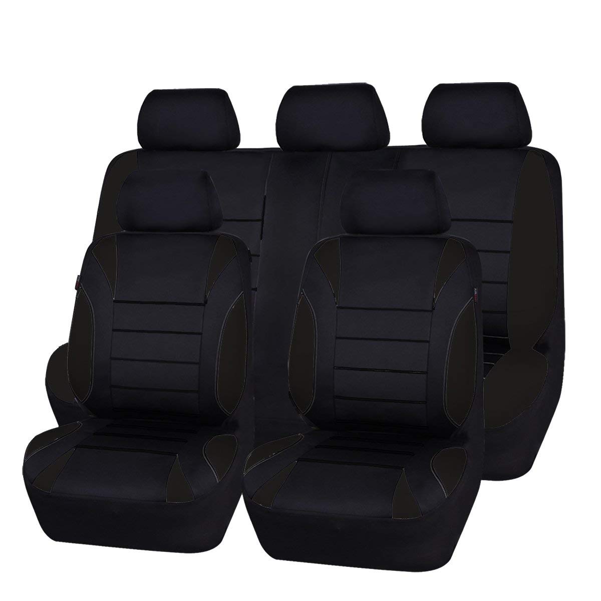 CAR PASS NEW ARRIVAL Waterproof Neoprene 11 Piece Universal Fit Car Seat Cover