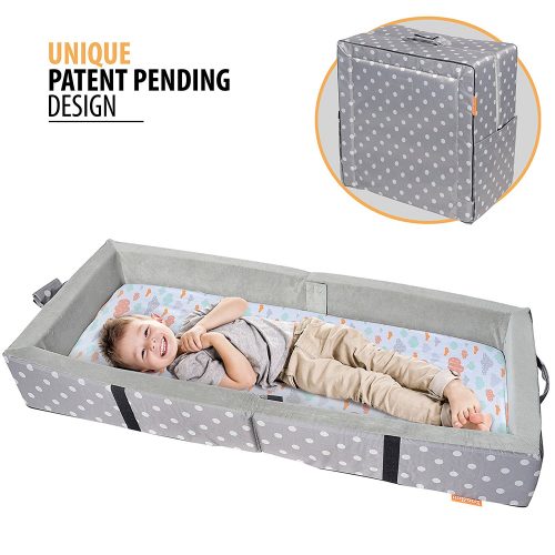  Milliard Portable Toddler Bumper Bed | Folds for Travel